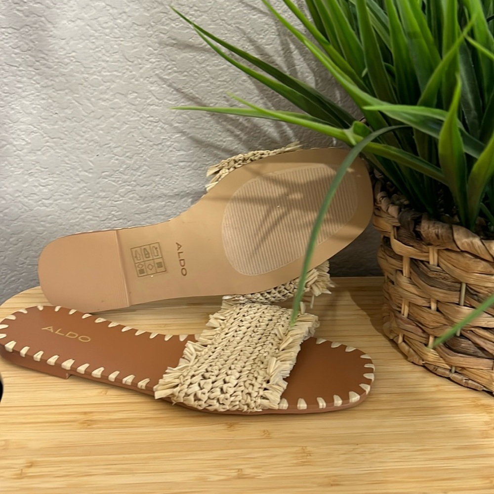 Aldo YBAOLLA slides 7 Sandals TAN
